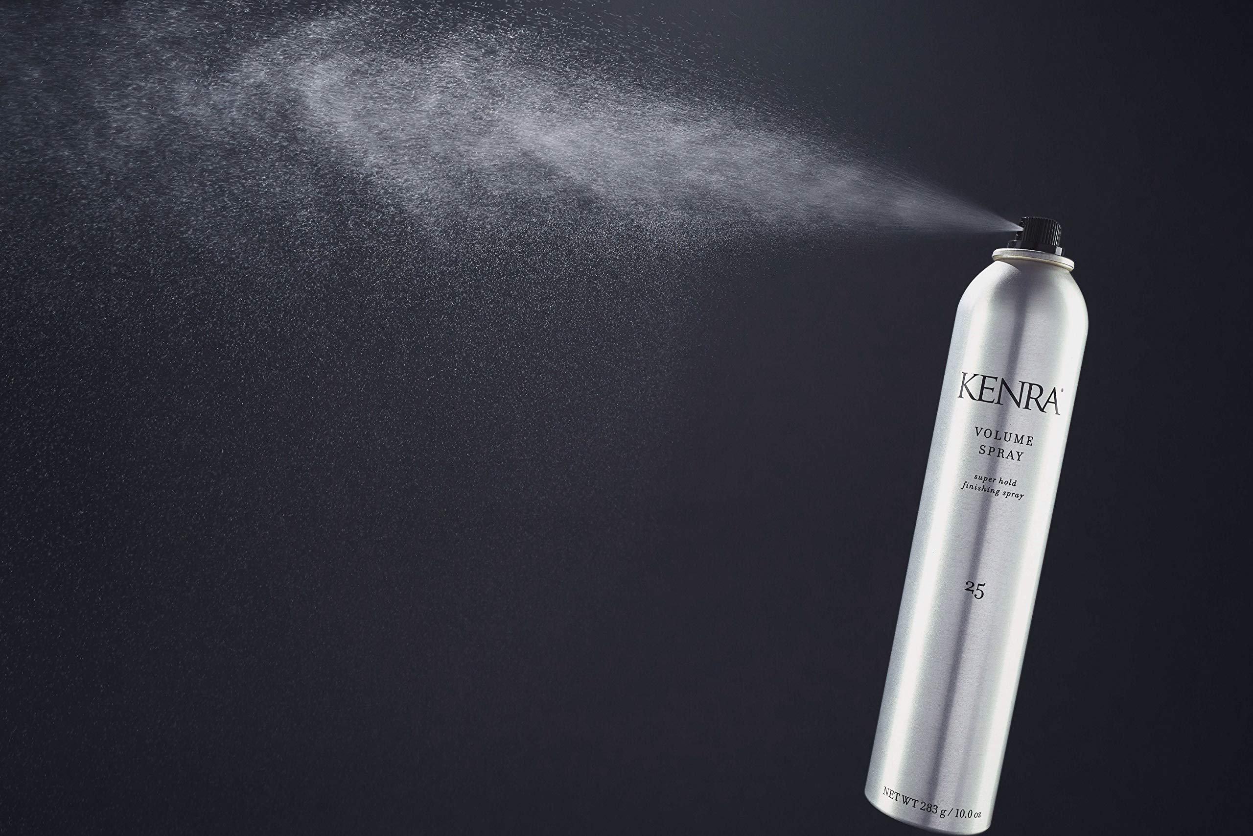 Kenra Volume Spray mist during styling shows wind resistance up to 25 mph.