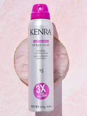 Kenra Volumizing Spray Clay 15: volumen notable en medio y puntas para mayor forma.