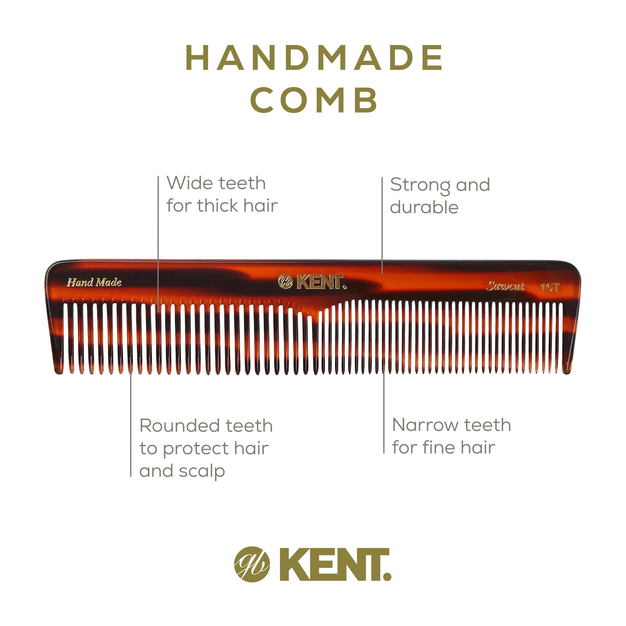 Daily hair care with Kent 16T to support scalp care