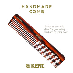 Kent tortoise comb handmade from cellulose acetate for gentle styling
