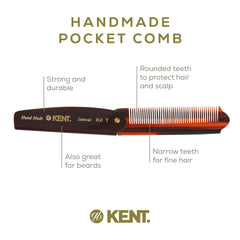 Kent 82T cellulose acetate material reduces static and adds tactile feel.