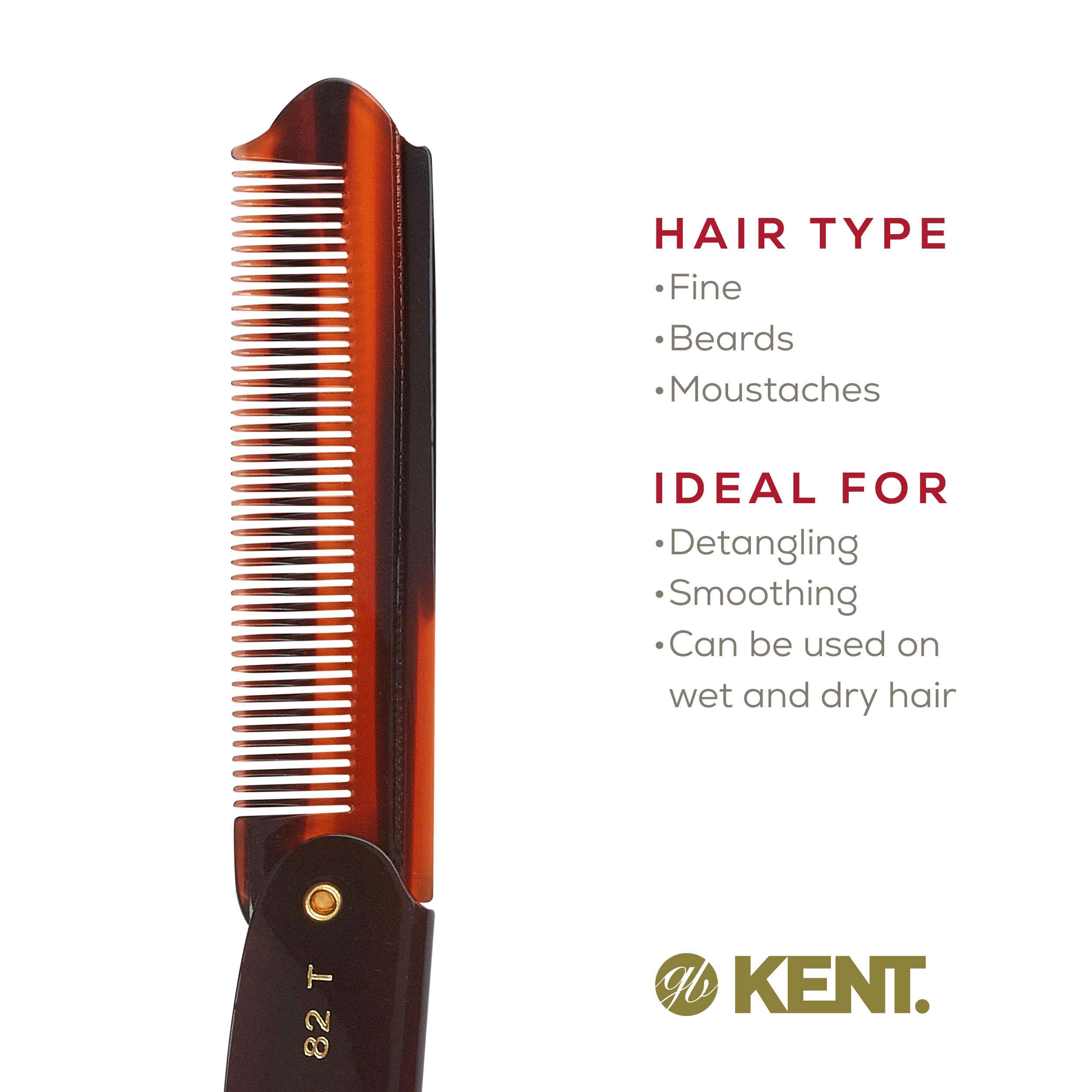 Kent 82T usable dry or with balms for even distribution.