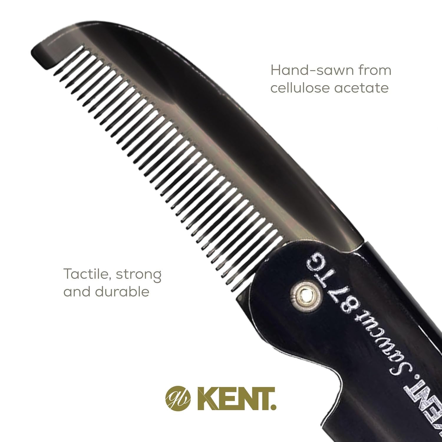 Kent 87T beard and moustache grooming in a compact travel companion