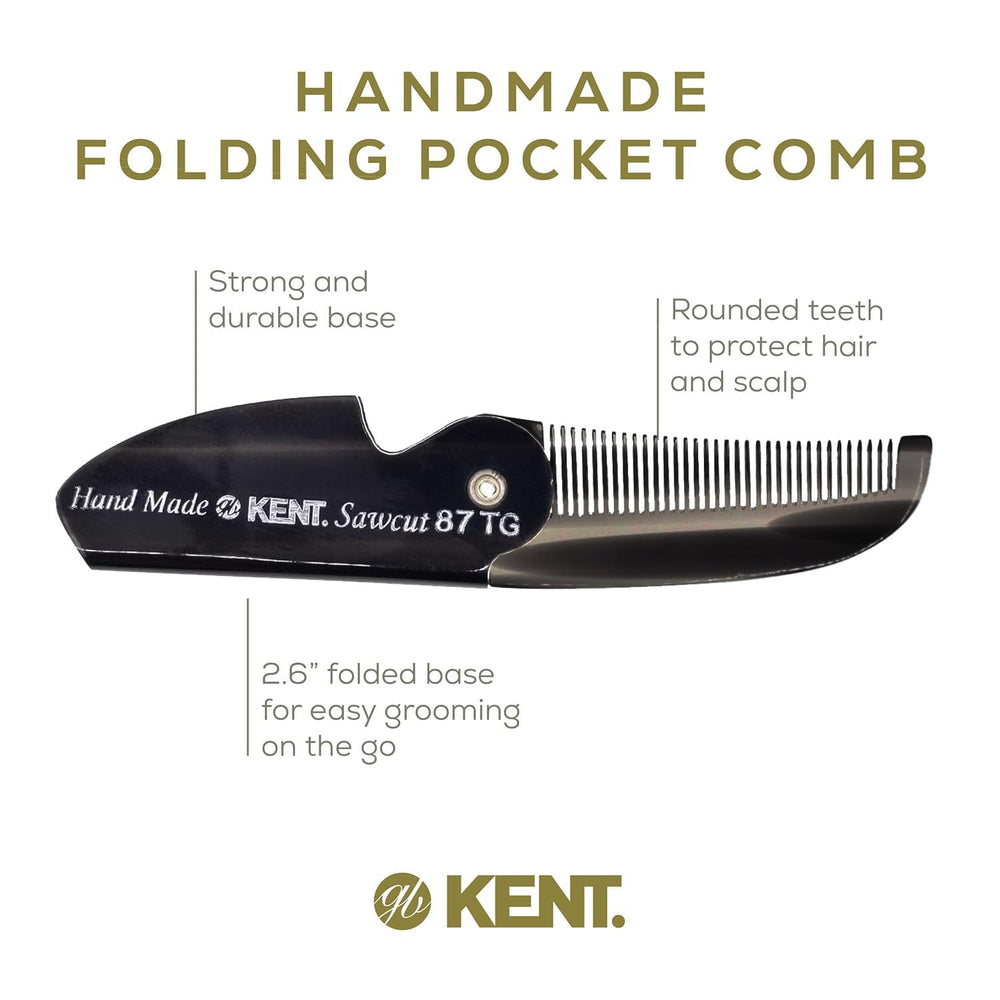 Kent 87T cellulose acetate material offers tactile, flexible durability for everyday use