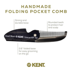 Kent 87T cellulose acetate material offers tactile, flexible durability for everyday use
