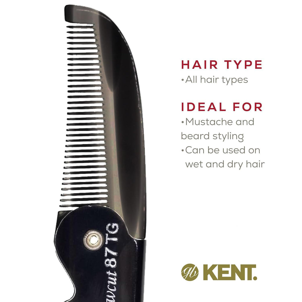 Kent 87T compact folding design fits pockets for quick touch-ups