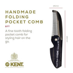 Kent 87T fine-tooth saw-cut detail for smooth styling without snags