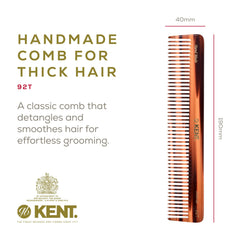 Kent 92T detangler used on wet hair to ease knots.