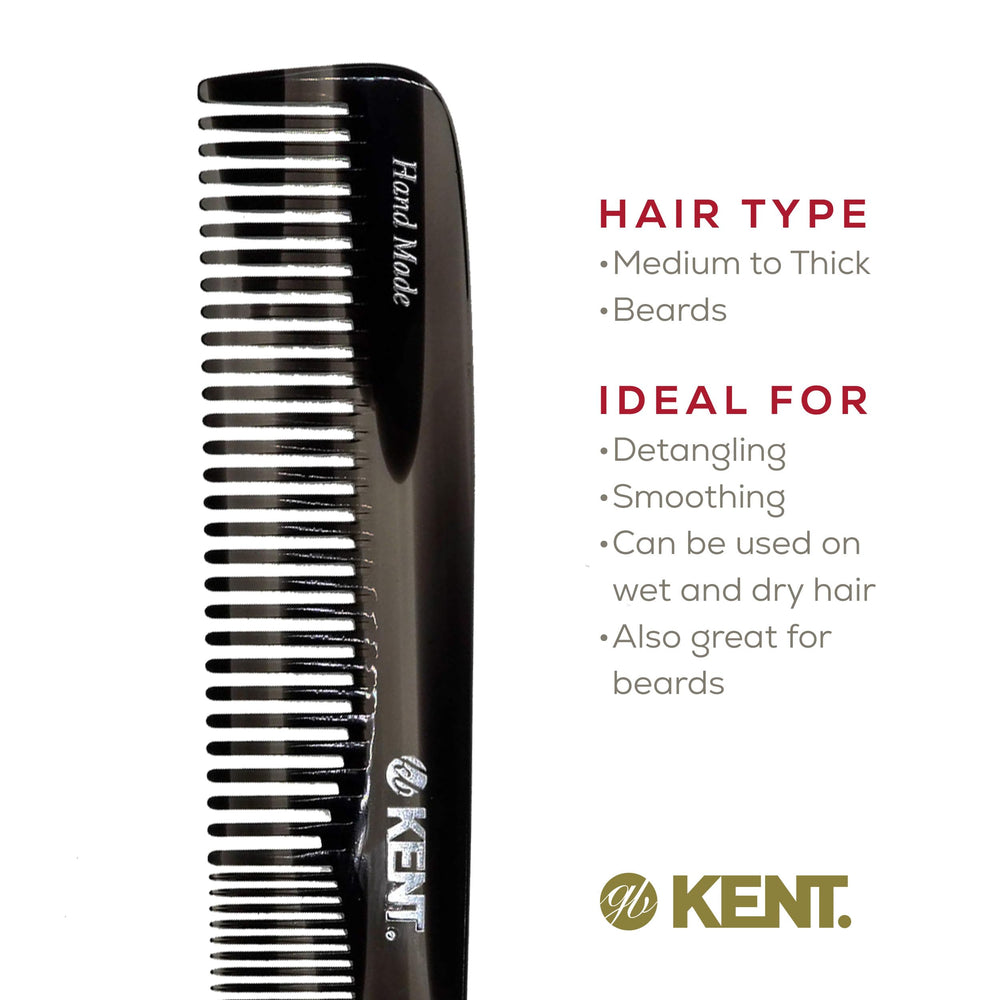 Kent 9T compact dressing comb fits in your pocket for on-the-go grooming