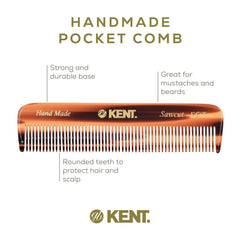 Kent A FOT travel-size pocket comb for on-the-go touch-ups.