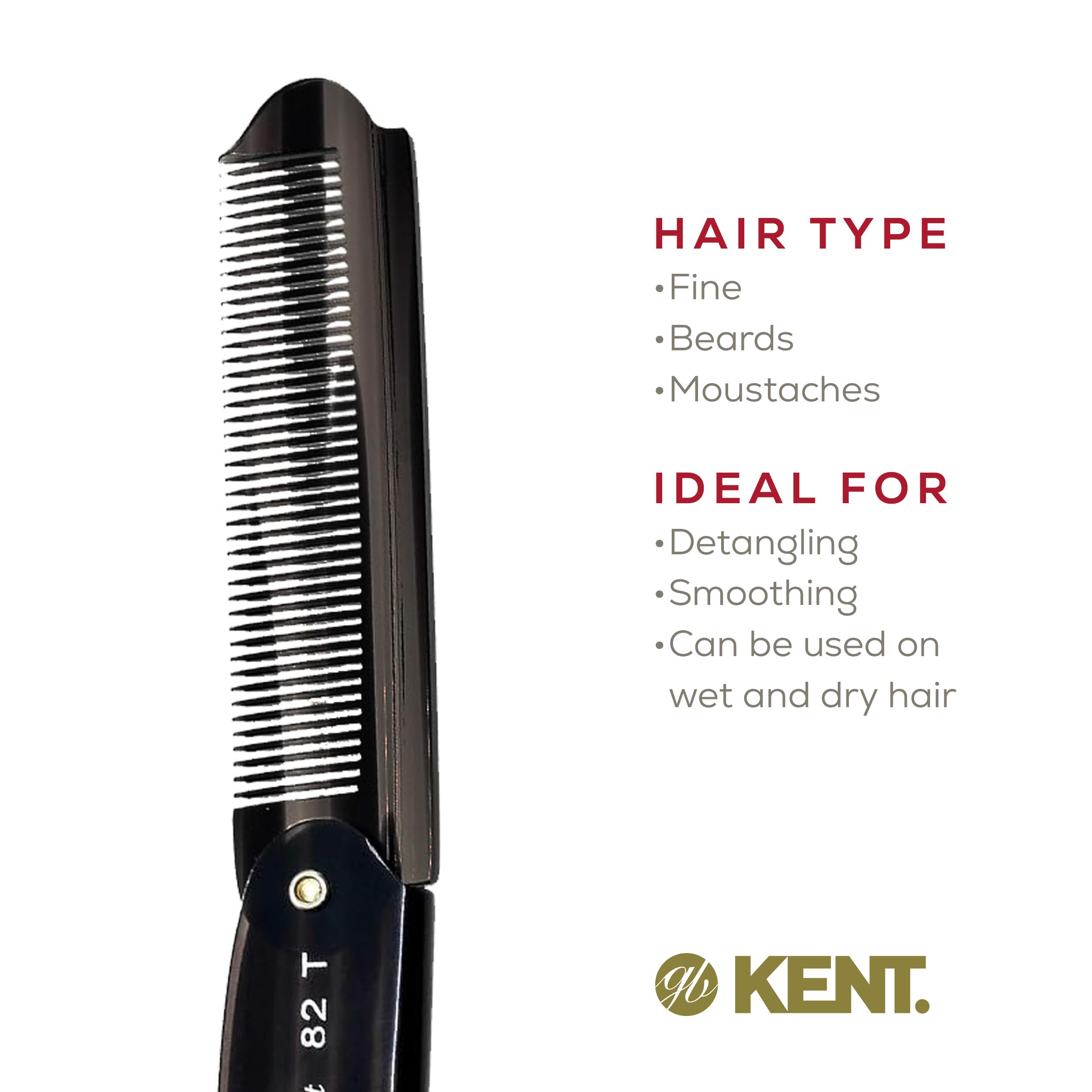 Kent durable waterproof compact design for daily grooming.