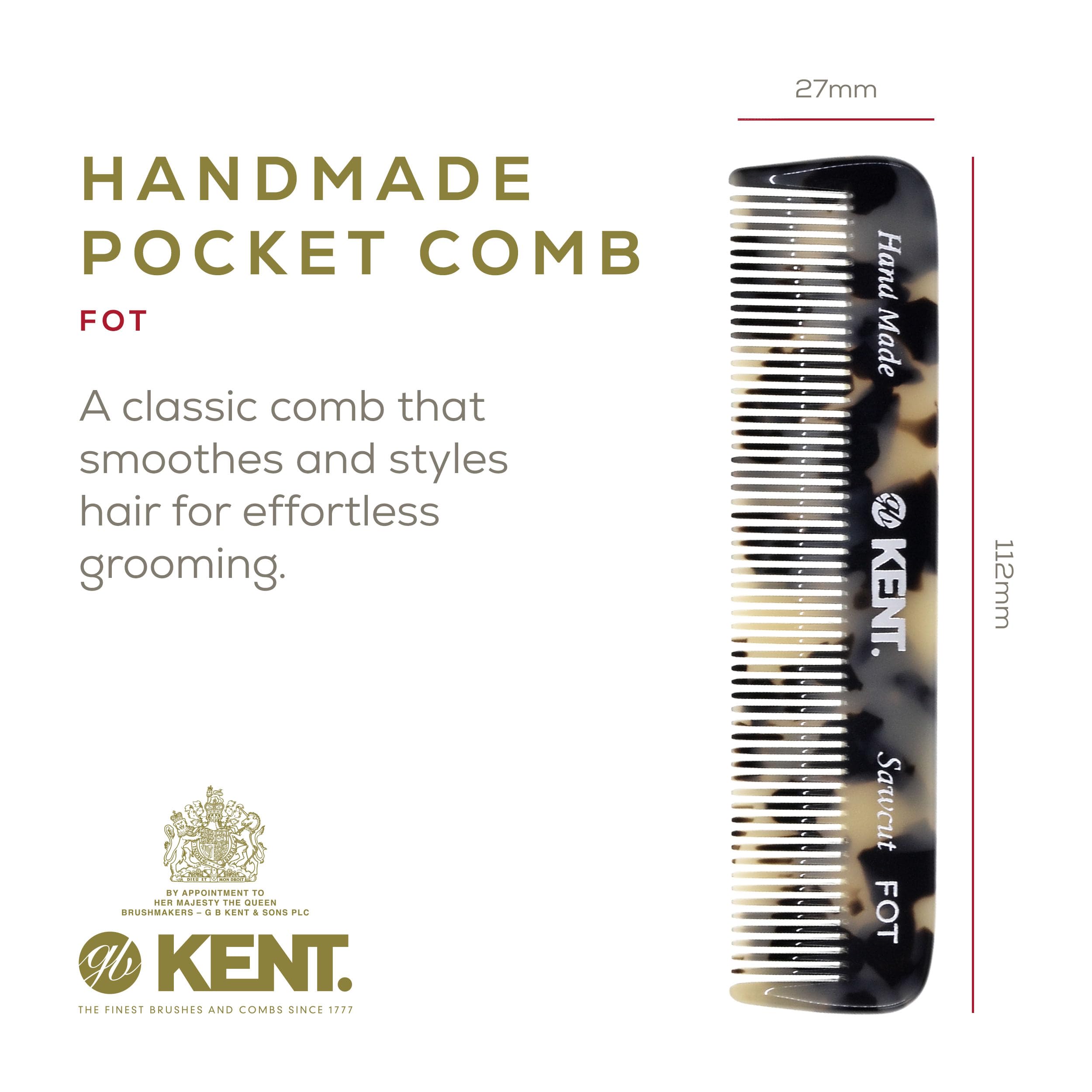 Kent FOT Tokyo White fine-tooth detail teeth for precise styling