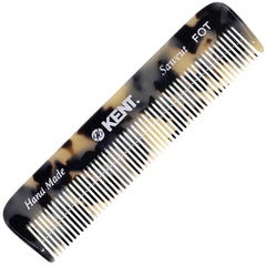 Kent FOT Tokyo White pocket comb for travel grooming and quick touch-ups