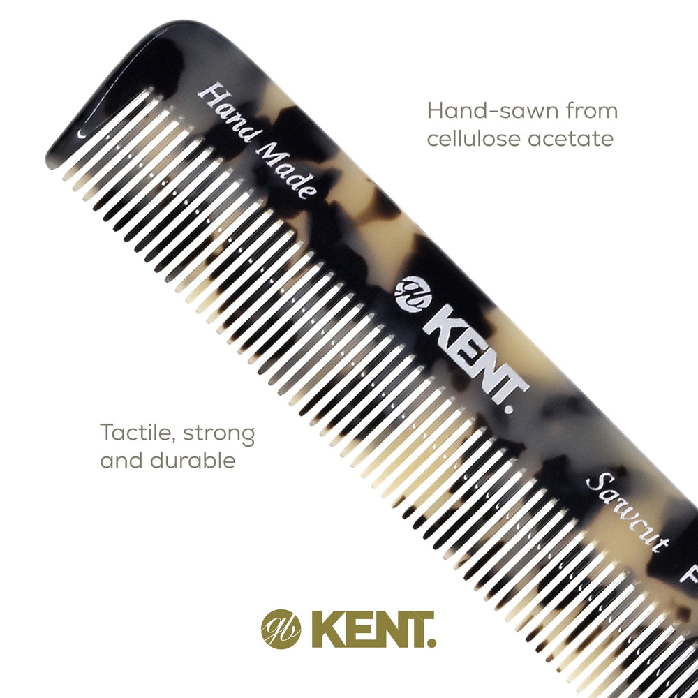 Kent FOT Tokyo White polished edges offer gentle scalp contact