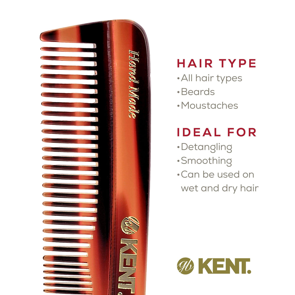 Kent R7T saw-cut teeth detail demonstrates durability and smooth glide.
