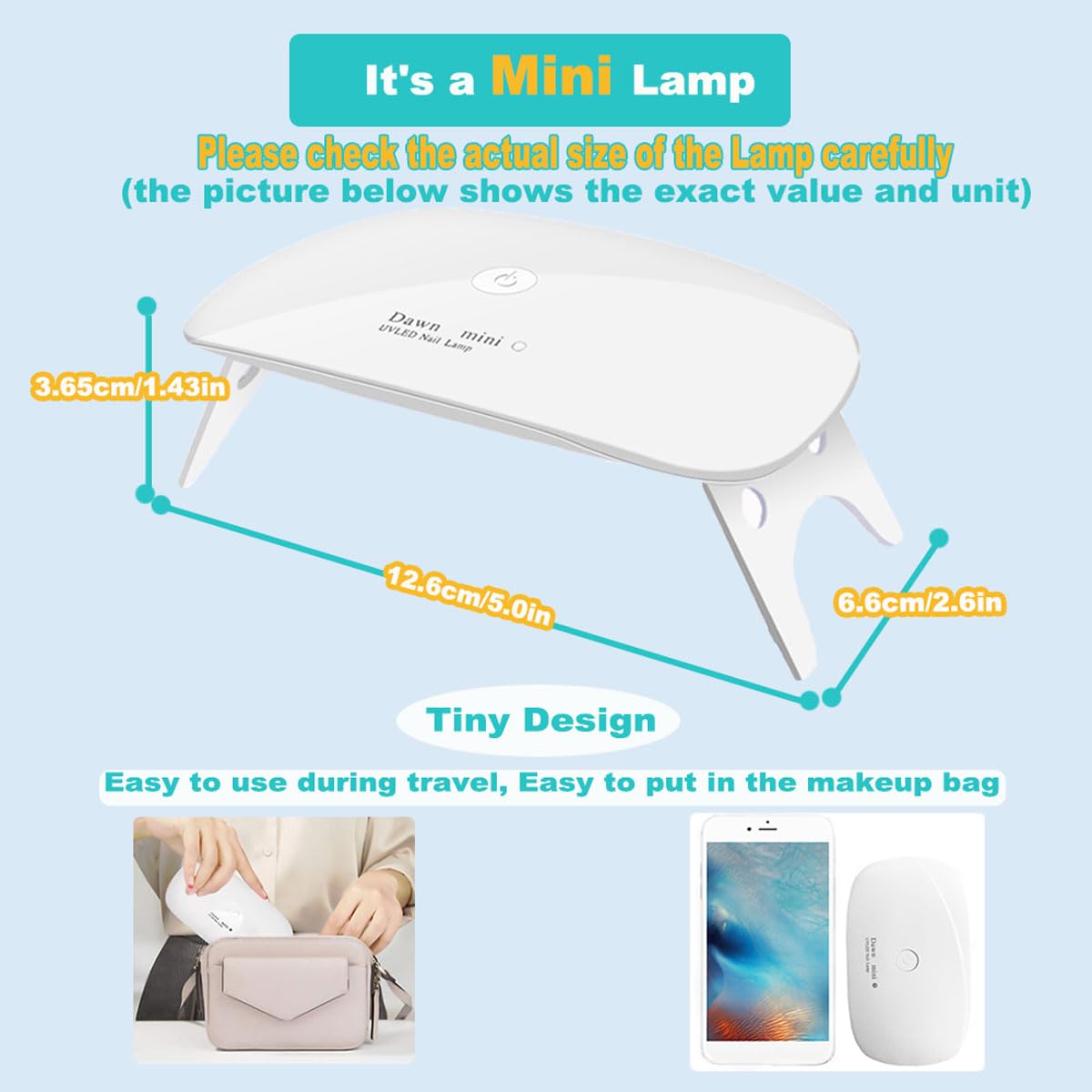 Kepma dual-wavelength lamp uses 365nm and 405nm for fast gel nail curing