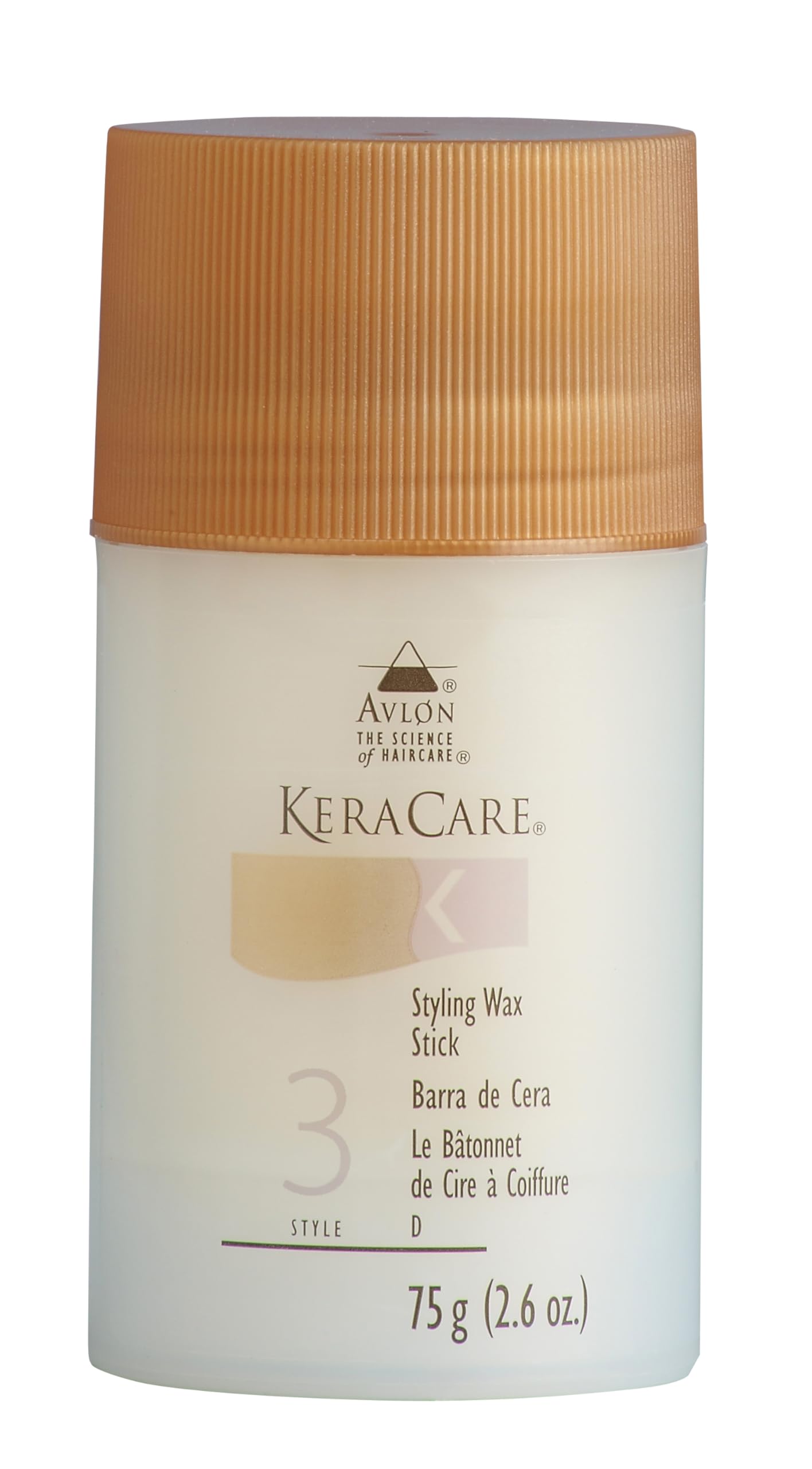 KeraCare Hair Wax Stick para peinar hacia atrás y controlar cabellos sueltos.