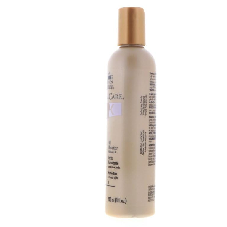 KeraCare Oil Moisturizer label detail notes jojoba and sunflower oils