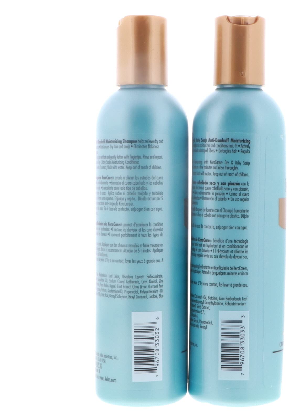 Hands massaging KeraCare shampoo into scalp showing cleansing and moisture in action