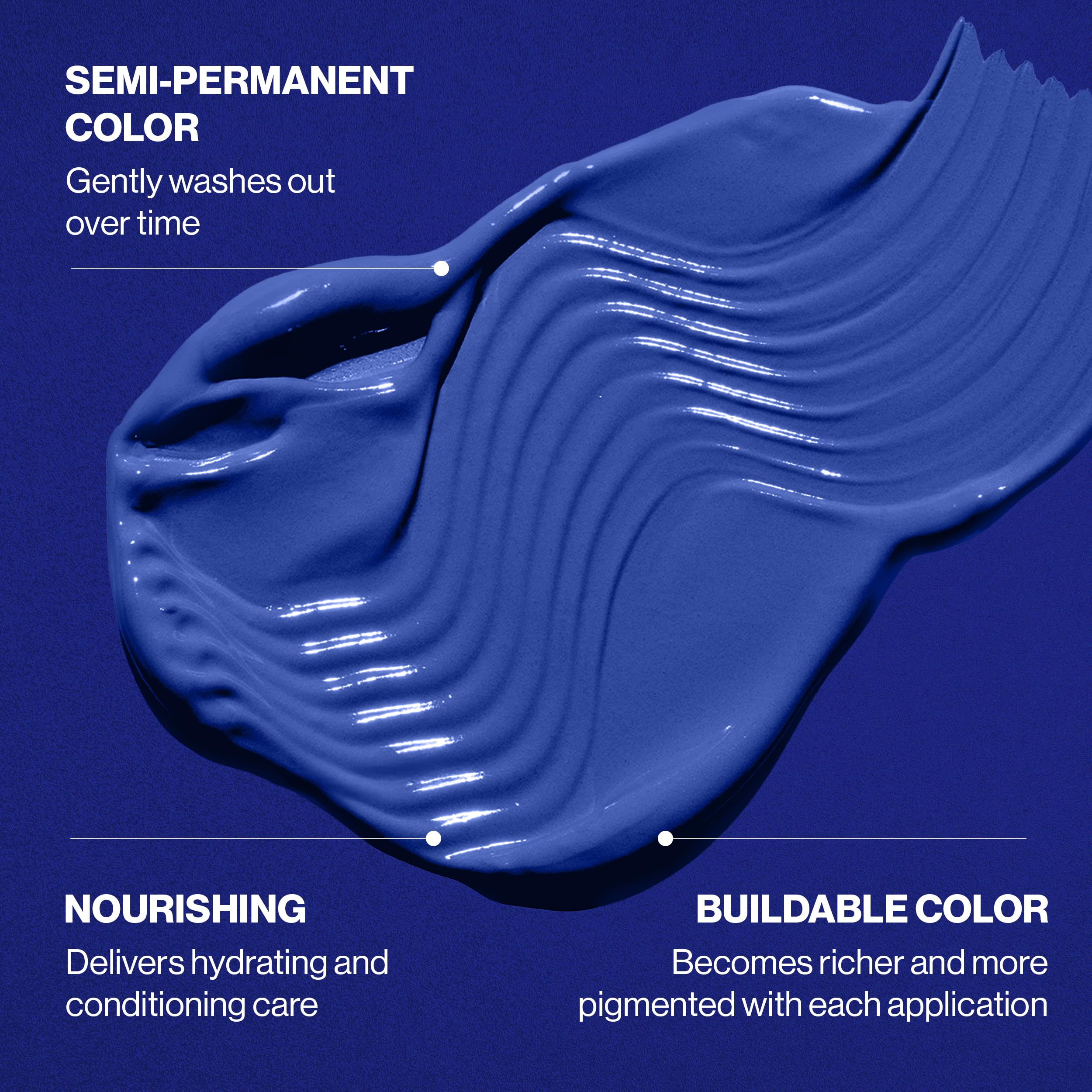 Ingredients highlight: Keracolor Clenditioner BLUE with essential oils and keratin.