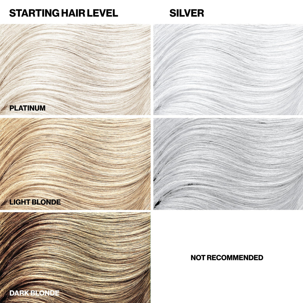 Grey hair deep gray hue achieved with Clenditioner.
