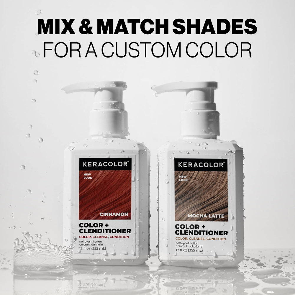 Keracolor Cinnamon deposit pigment enhances tone between salon visits.