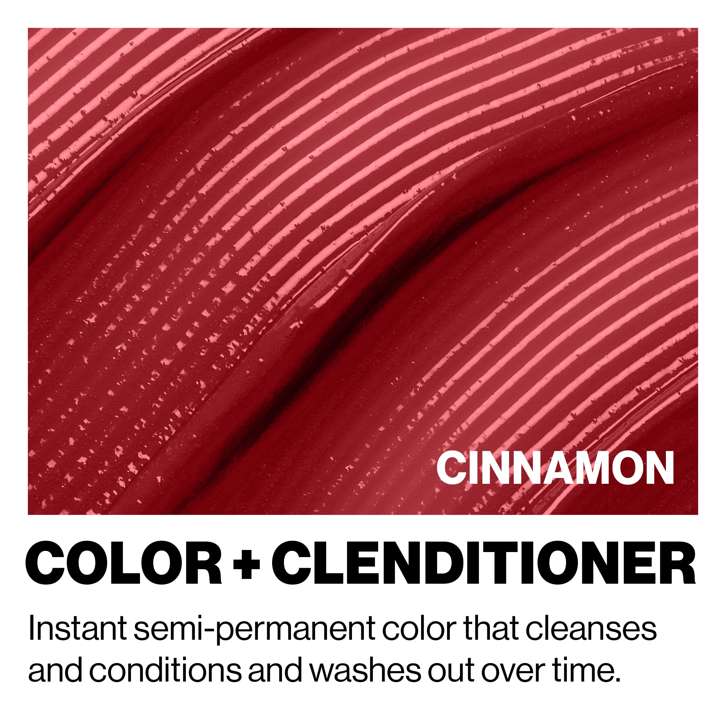 Keracolor Cinnamon color on model hair reveals even pigment deposit and healthy shine.