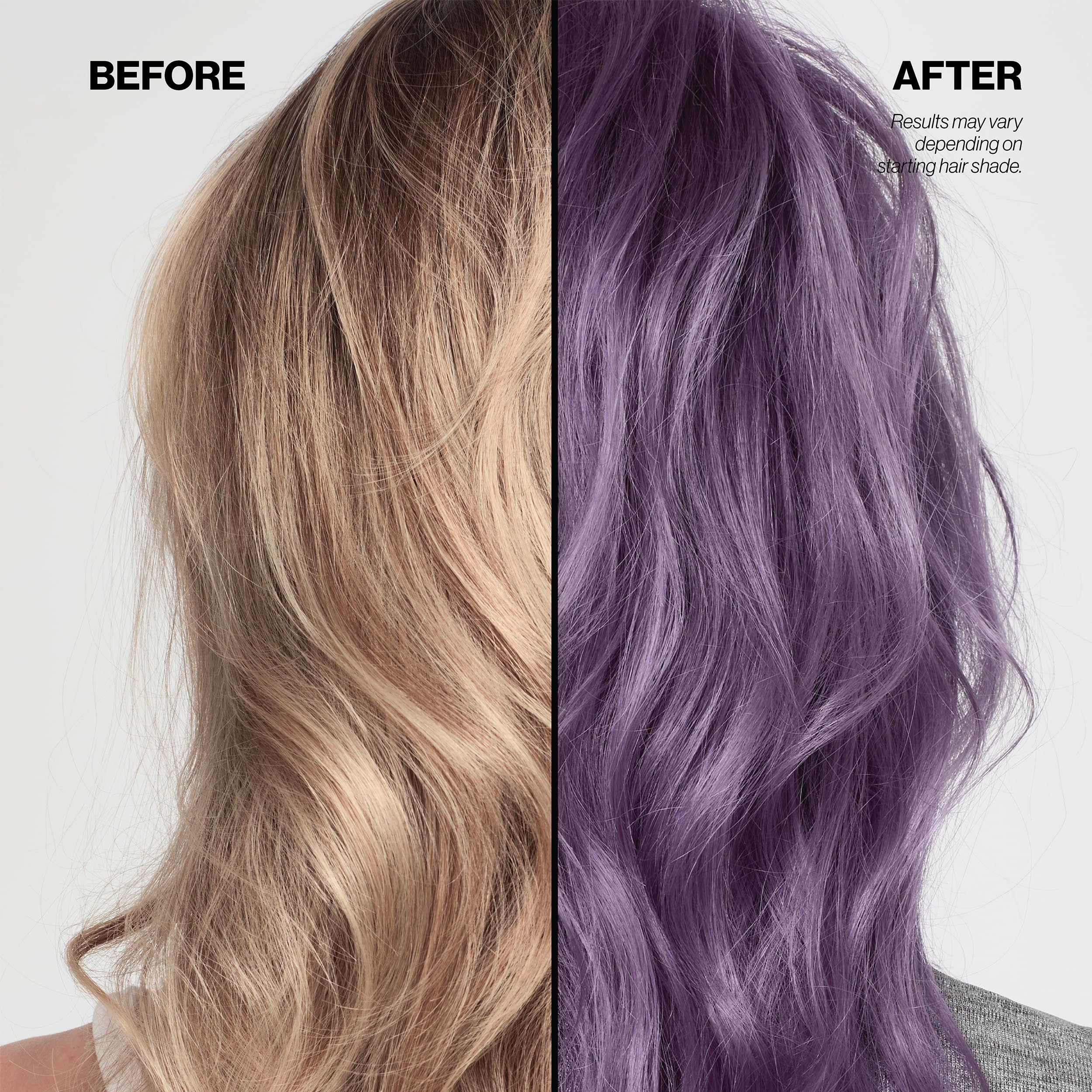 Keracolor Color + Clenditioner lavender hair toning to neutralize unwanted hues.
