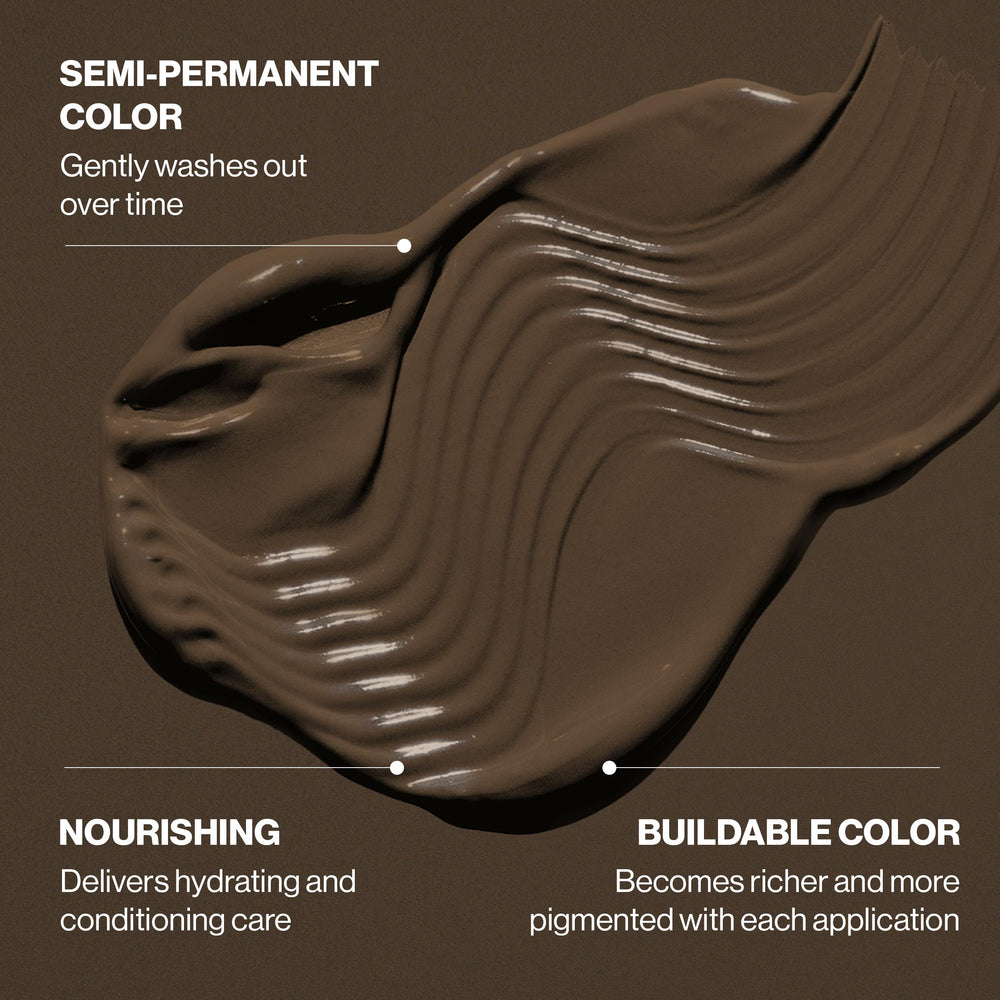 Keracolor Color + Clenditioner three-in-one formula illustration for cleansing, conditioning, color.