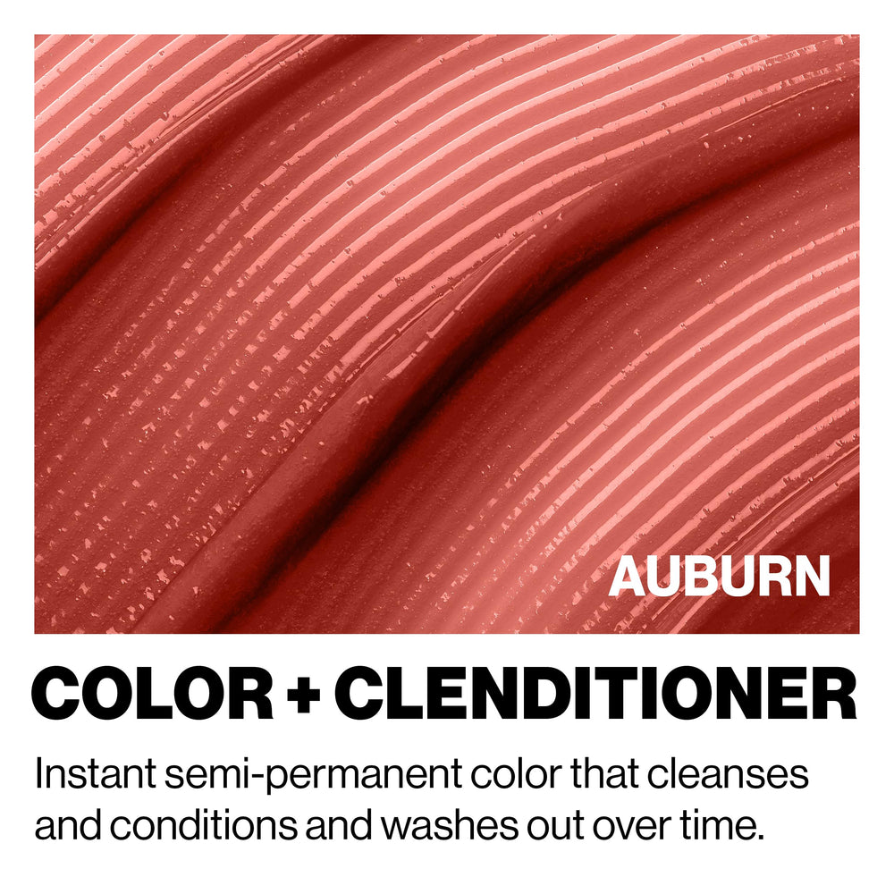 Keracolor Color + Clenditioner application-hair demonstrates easy color deposit.