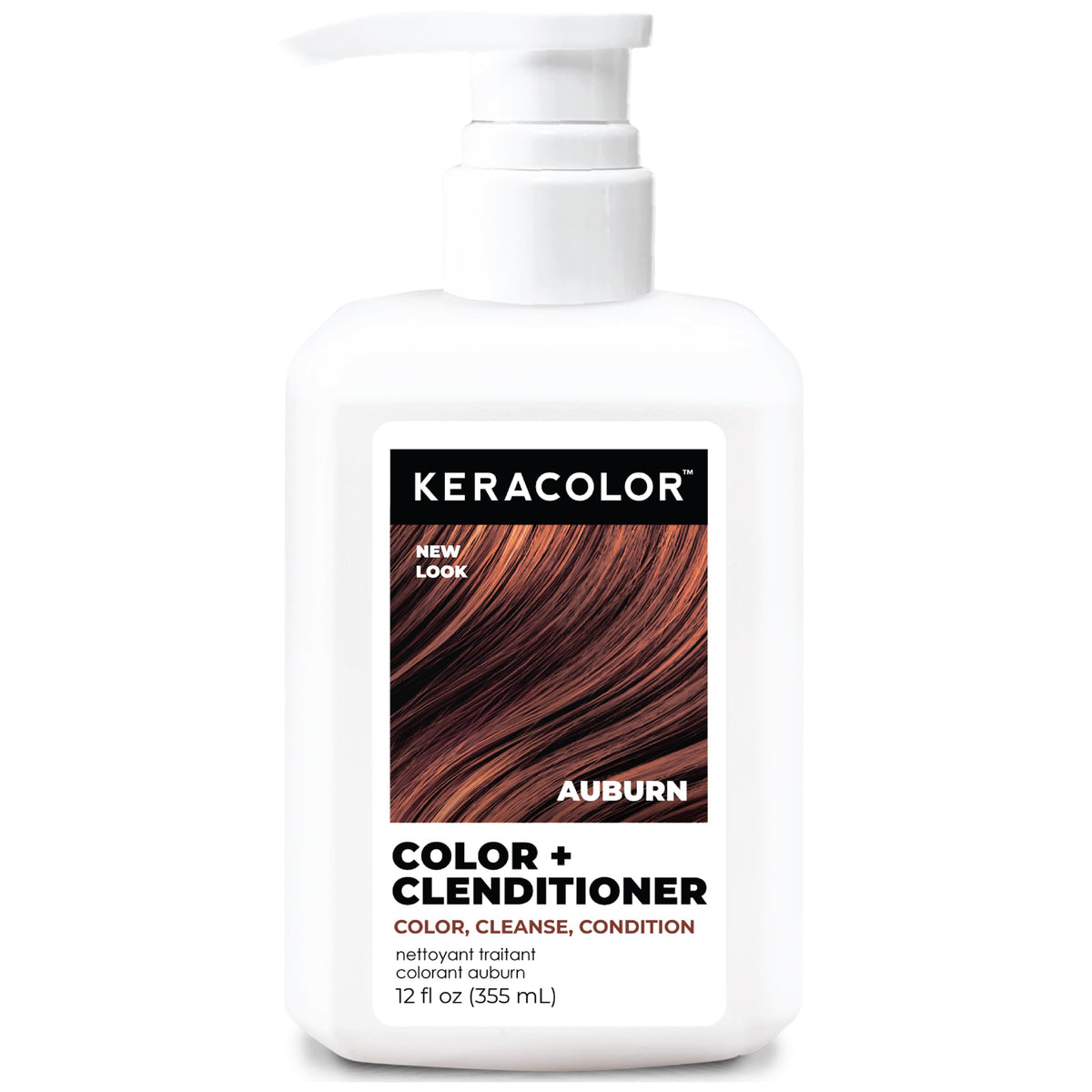 Keracolor Color + Clenditioner bottle for deposit-only color and conditioning.