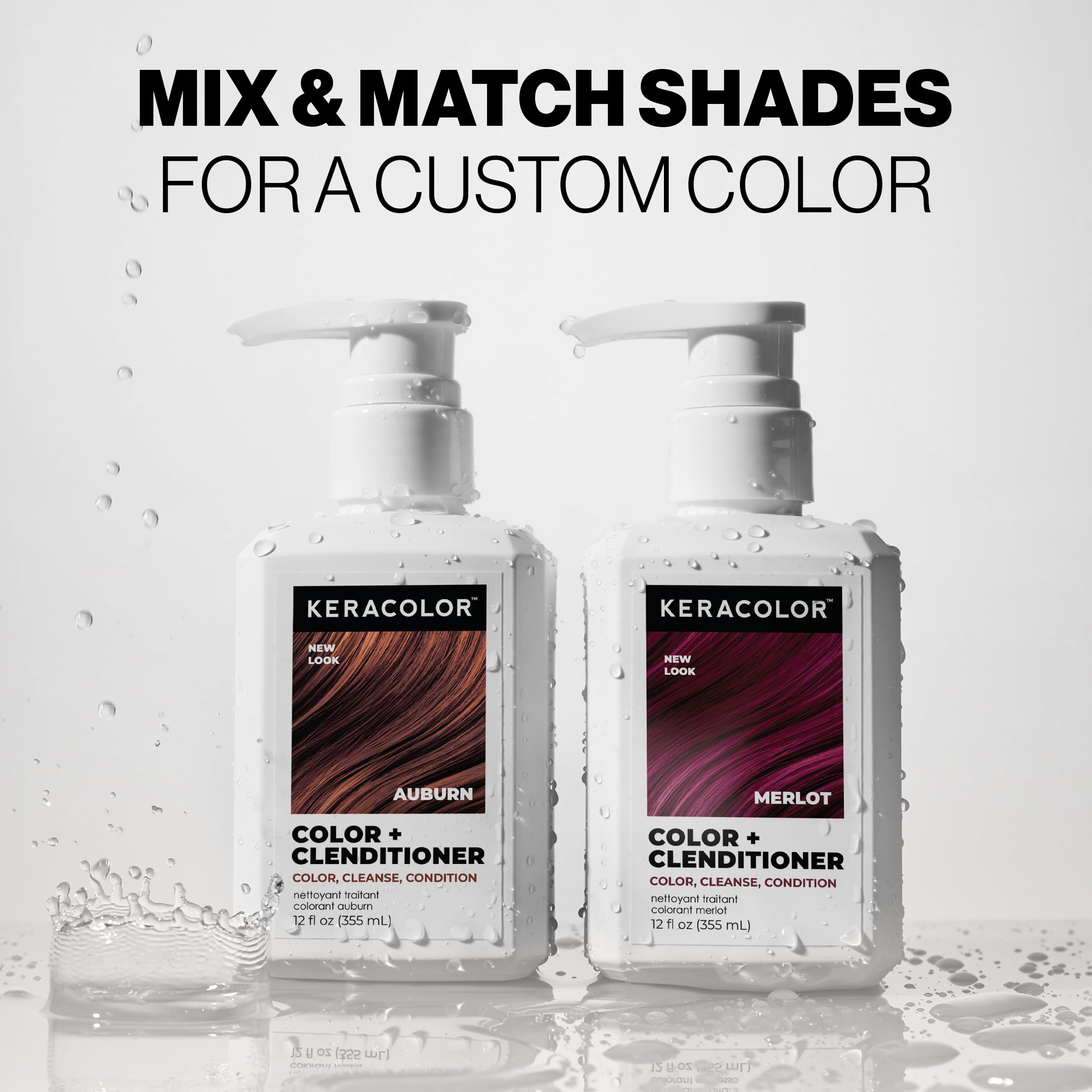 Keracolor Color + Clenditioner jar close-up reveals creamy texture.