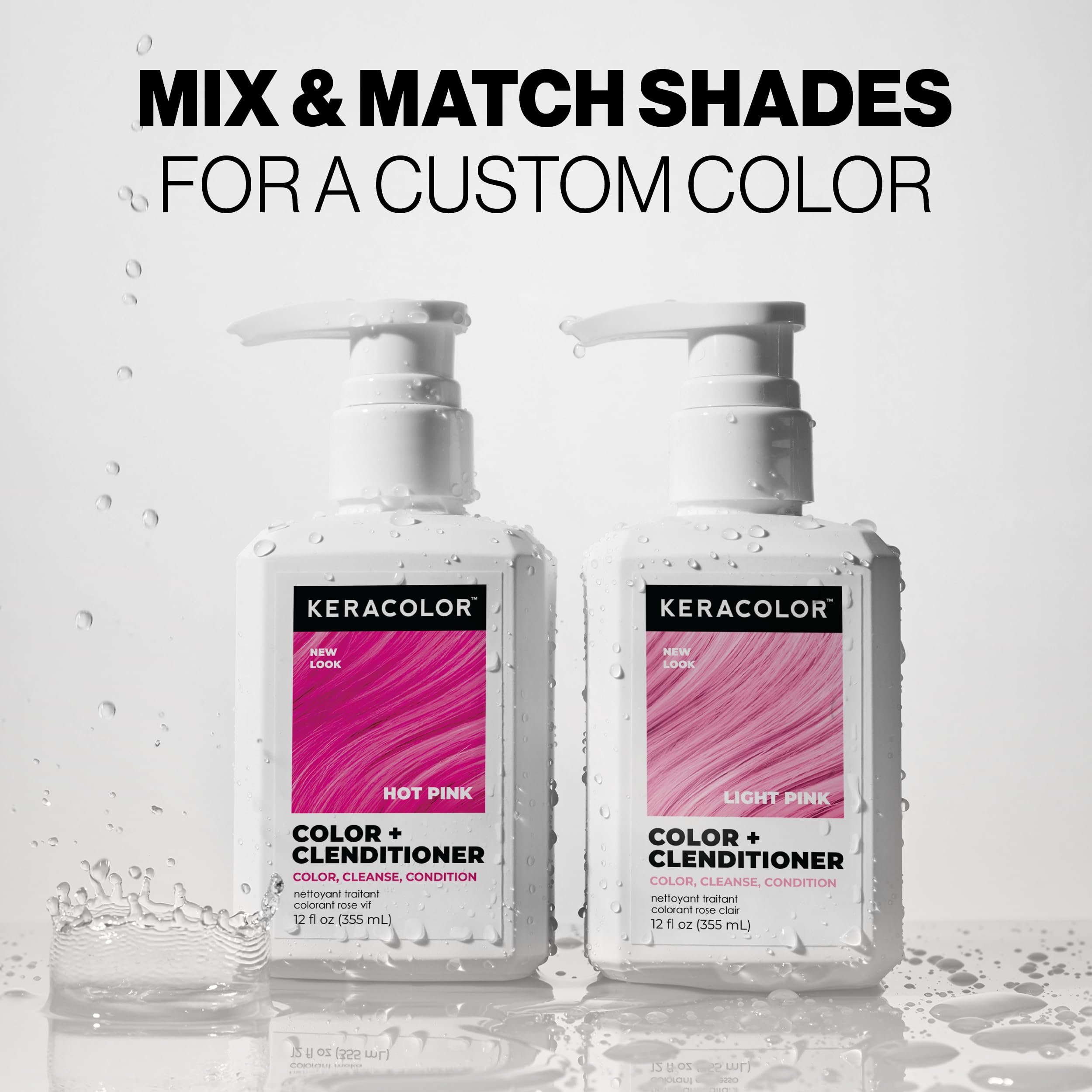 KERACOLOR color-refresh between salon visits on damp or dry hair