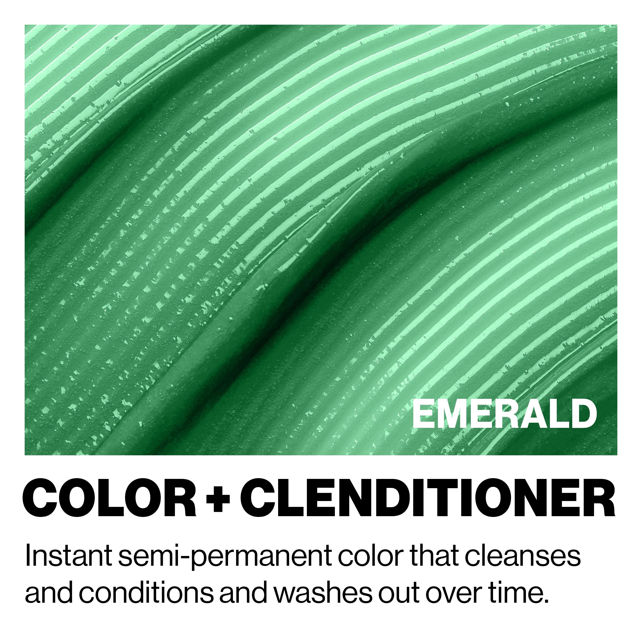 Keracolor Emerald low-foam cleanser highlights gentle cleansing with color