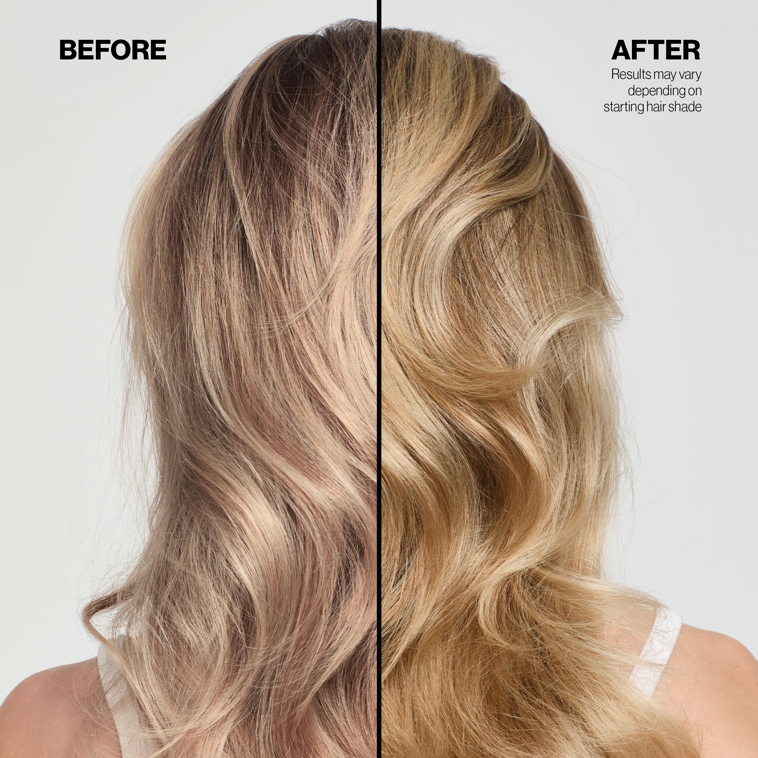Bleached hair shows more vibrant tones with Keracolor Honey.