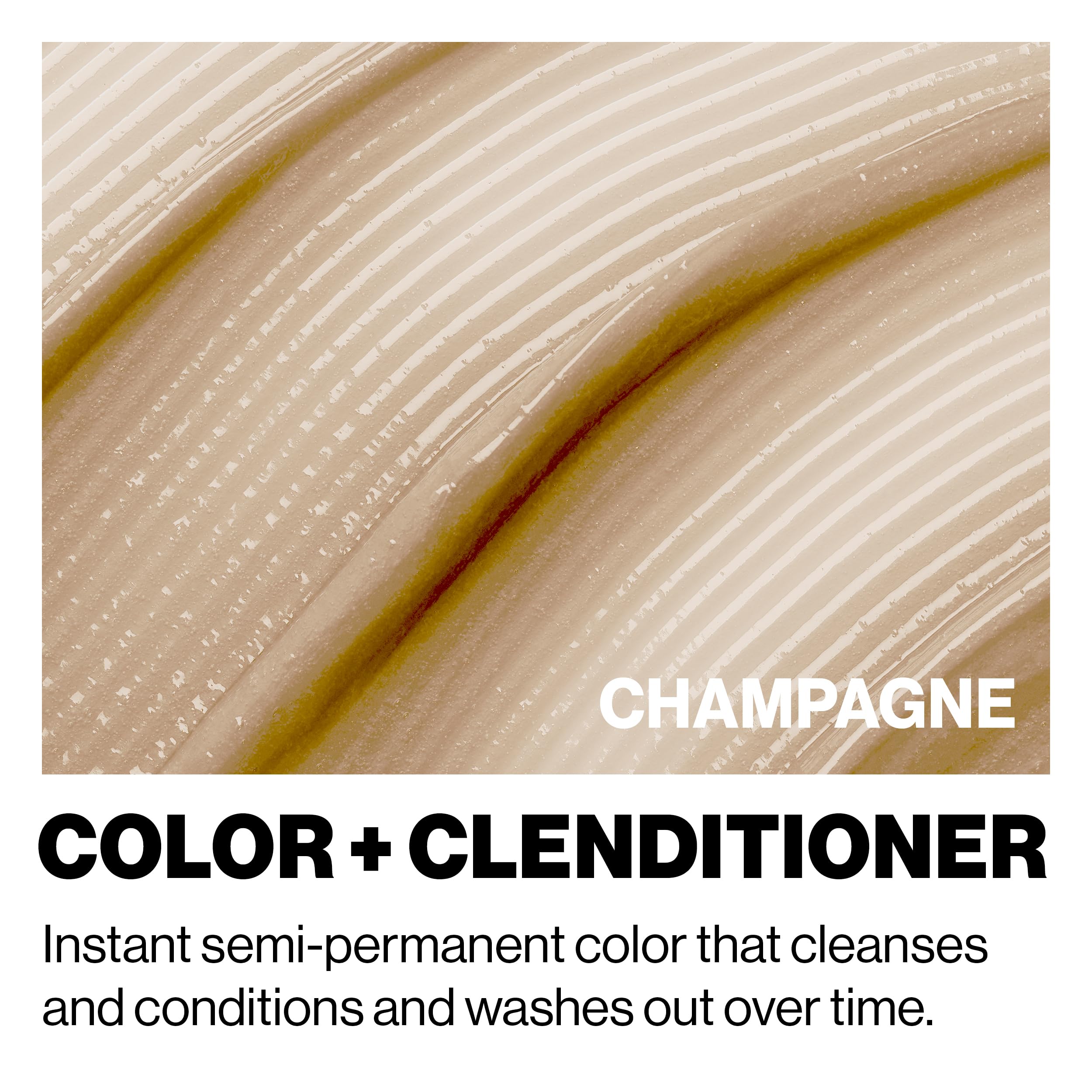 Keracolor Honey hair coating closeup deposits color while conditioning.