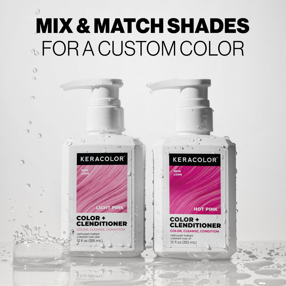 12 oz Keracolor packaging label highlighting origin and size.
