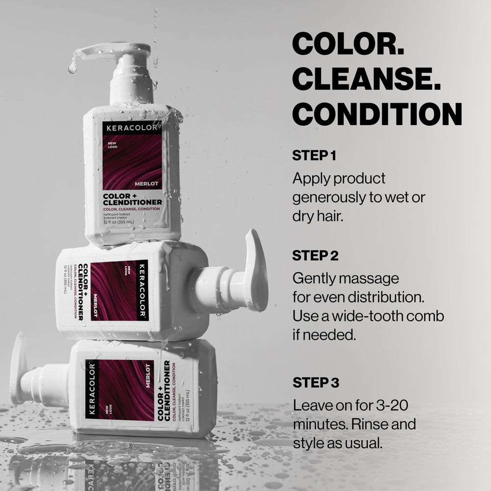 Finish with satin-smooth, semi-permanent color that fades gradually.