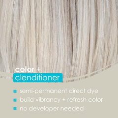 Applying Keracolor Platium to hair for pigment deposit