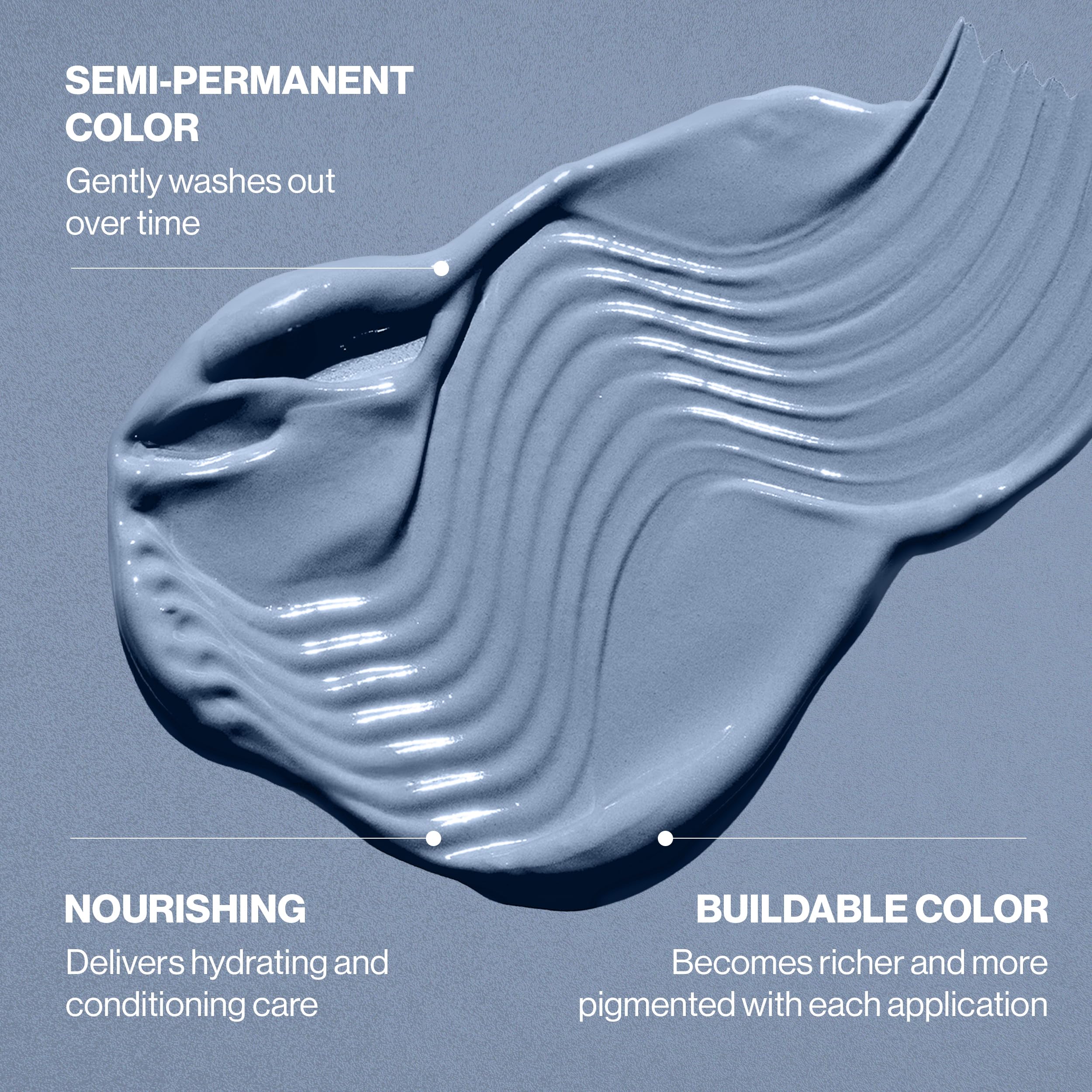 Packaging label highlighting vegan, cruelty-free, and sulfate-free features.