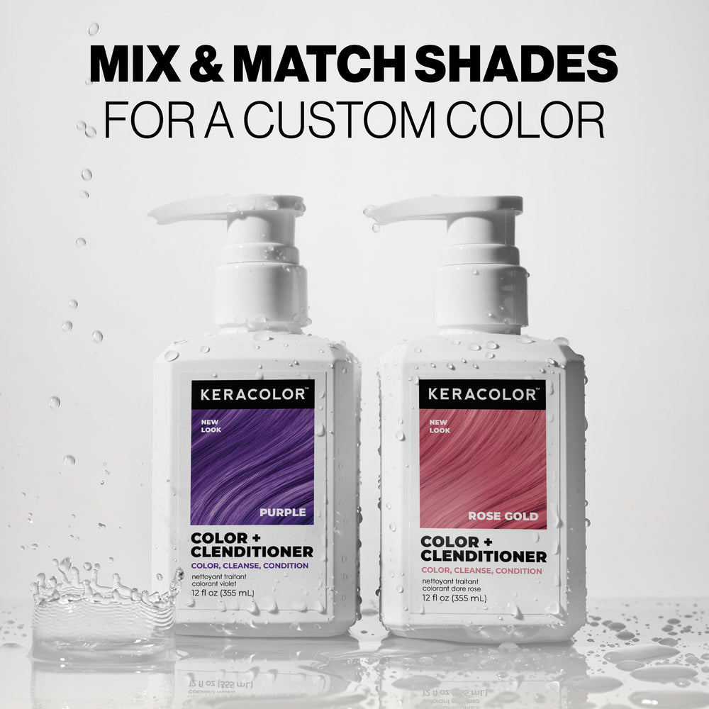 Keracolor sulfate- and paraben-free formula supports gentle cleansing and color maintenance.
