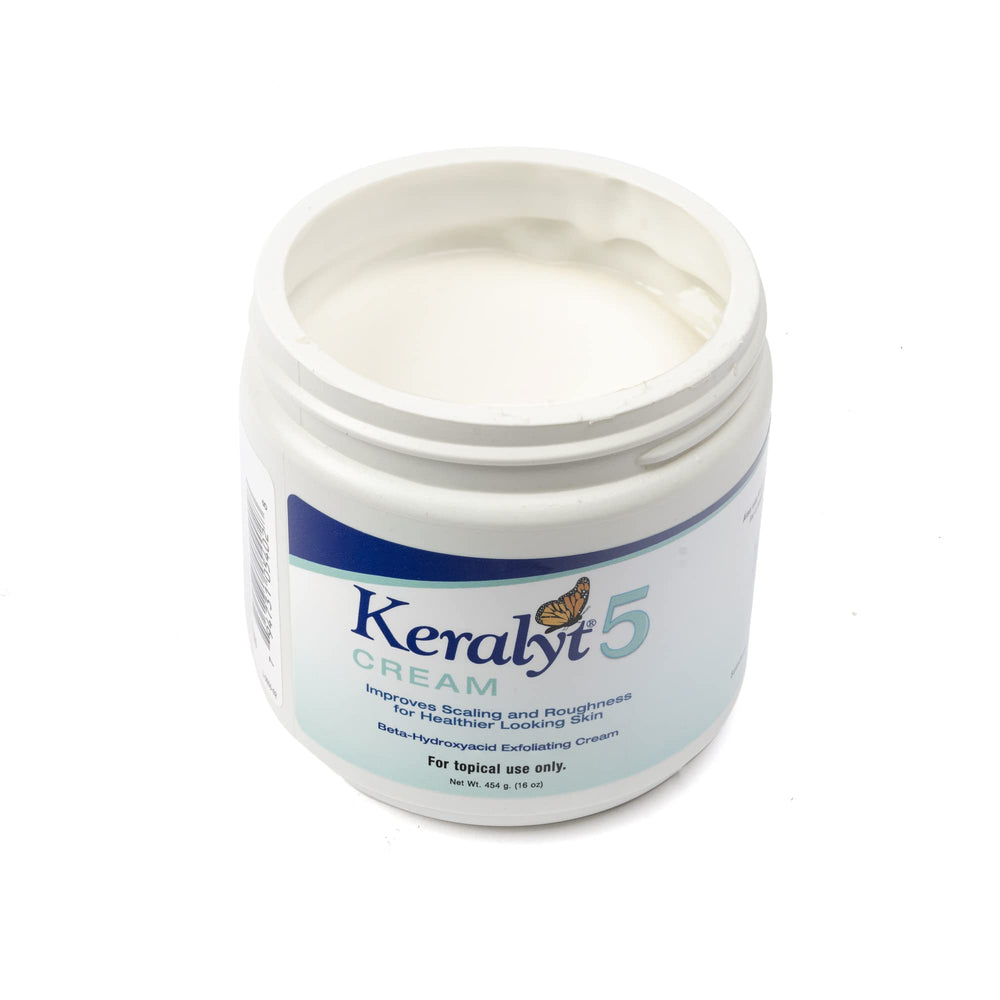 Keralyt 5 psoriasis cream ingredients list supports gentle exfoliation.