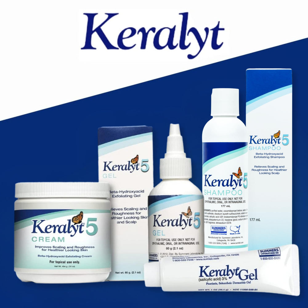 Keralyt 5 scalp massage application image shows easy pre-shower use.
