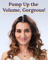 Keranique acondicionador volumen, bote a la vista, cabello más lleno y suave al tacto.