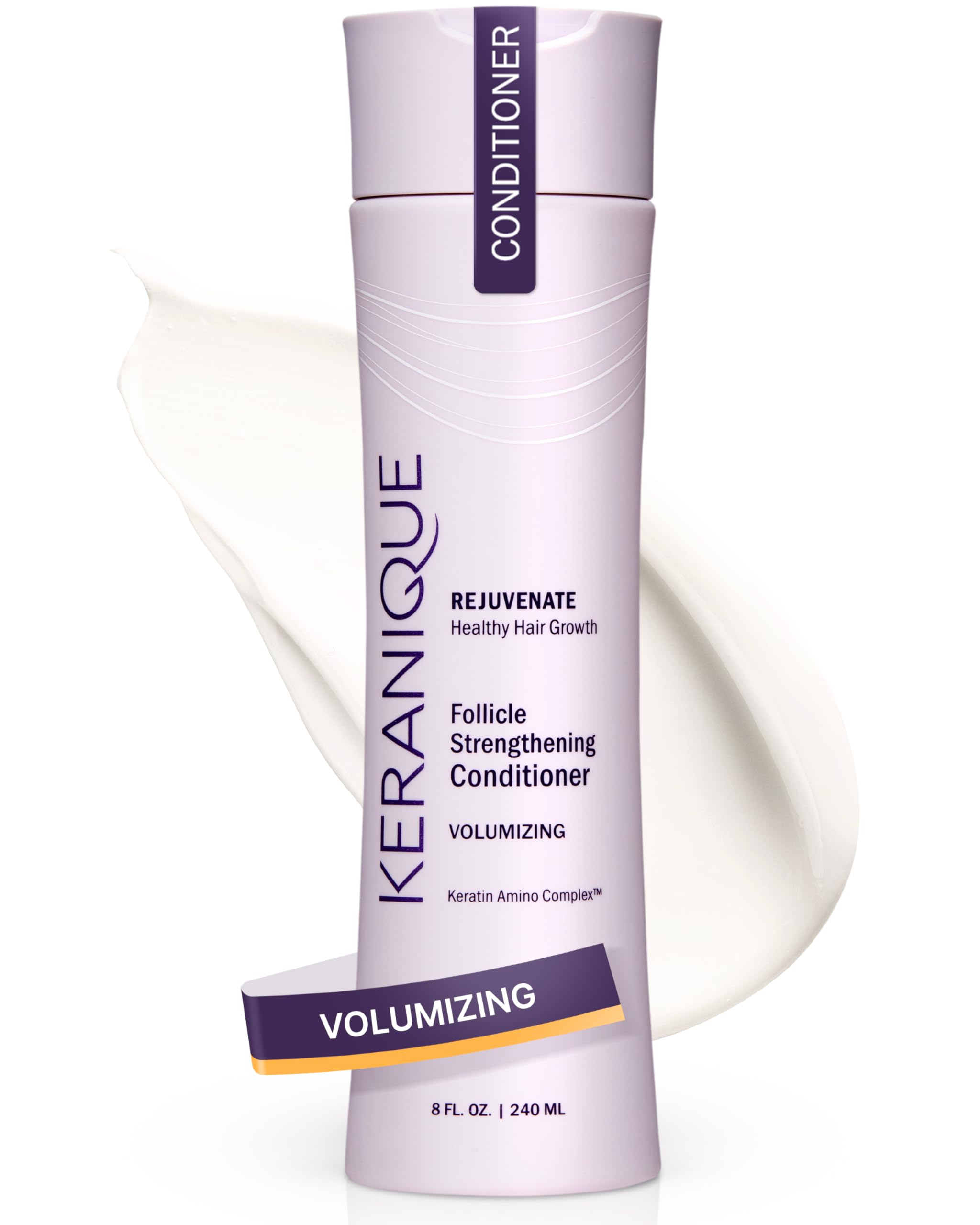Keranique botella 8oz: acondicionador con keratina para más volumen