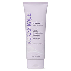 Keranique champú volumen: espuma ligera para cabello fino y densidad.