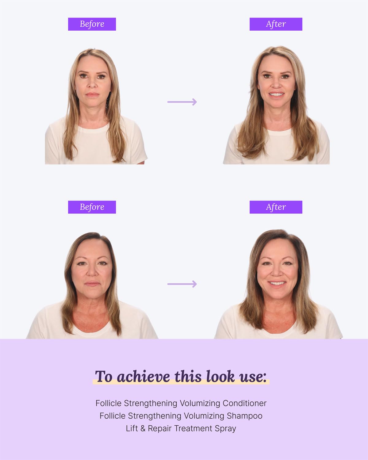Keranique color-treated-hair-safe image conveys gentle care for color-treated hair.