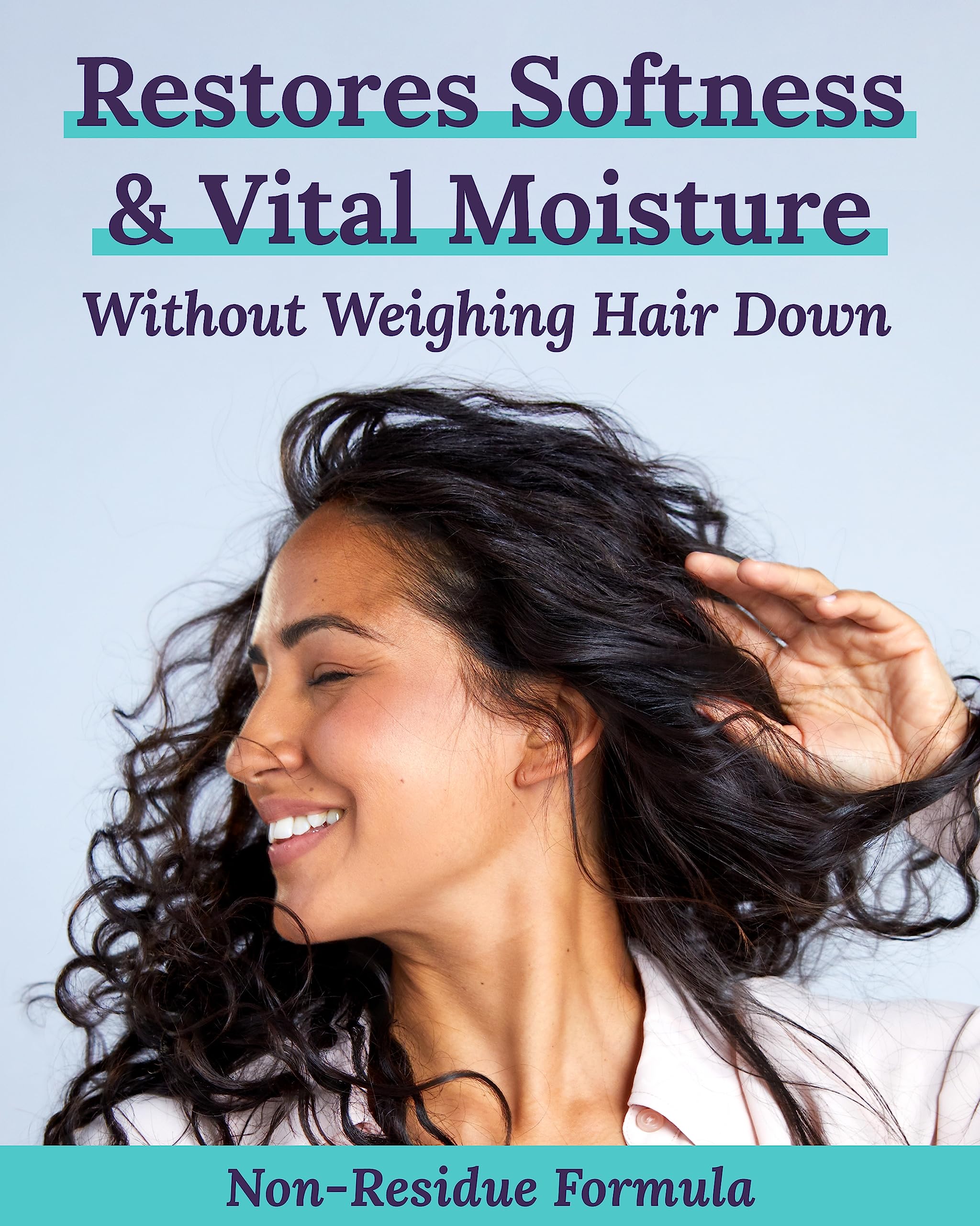 Keratin Amino Complex close-up highlights strengthening formula for thinning hair.