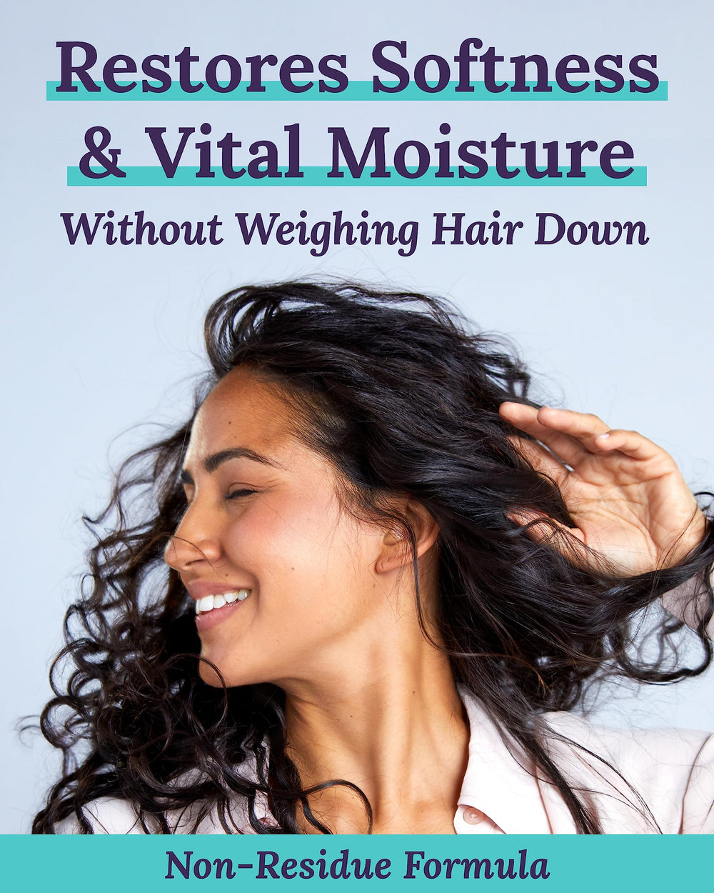 Keratin Amino Complex close-up highlights strengthening formula for thinning hair.