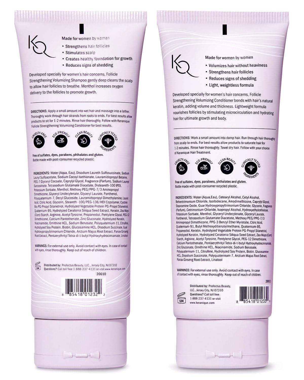 Keranique packaging detalle, envase práctico para rutina diaria.